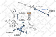 55-00297-SX Axiální kloub, příčné táhlo řízení STELLOX