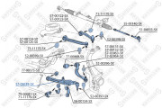 57-03639-SX Řídicí páka, zavěšení kol STELLOX