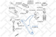 57-61001-SX STELLOX rameno zavesenia kolies 57-61001-SX STELLOX