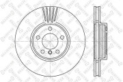 6020-1547V-SX Brzdový kotouč STELLOX