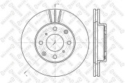 6020-2615V-SX Brzdový kotouč STELLOX