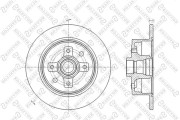 6020-3616-SX Brzdový kotouč STELLOX