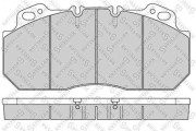 85-21417-SX Sada brzdových destiček, kotoučová brzda STELLOX