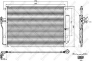 87-28002-SX Kondenzátor, klimatizace STELLOX