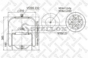 90-48383-SX STELLOX mech pneumatického prużenia 90-48383-SX STELLOX