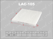 LAC-105 nezařazený díl LYNXauto