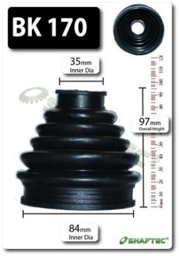 BK170 SHAFTEC manżeta hnacieho hriadeľa - opravná sada BK170 SHAFTEC