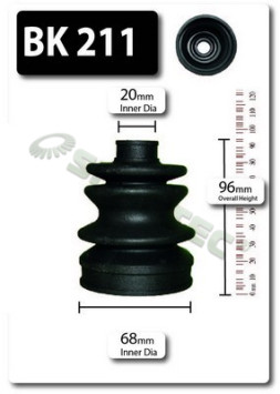 BK211 SHAFTEC manżeta hnacieho hriadeľa - opravná sada BK211 SHAFTEC