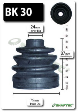 BK30 SHAFTEC manżeta hnacieho hriadeľa - opravná sada BK30 SHAFTEC