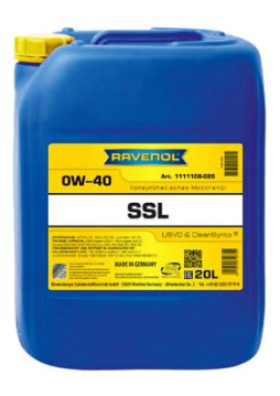 1111108-020-01-999 RAVENOL motorový olej SSL SAE 0W-40 - 20 litrů | 1111108-020-01-999 RAVENOL