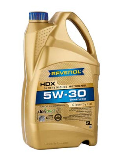 1111125-005-01-999 Motorový olej RAVENOL HDX SAE 5W-30 RAVENOL