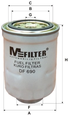 DF 690 MFILTER nezařazený díl DF 690 MFILTER