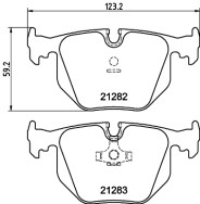 8DB 355 008-121 Sada brzdových destiček, kotoučová brzda HELLA PAGID