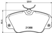 8DB 355 017-771 Sada brzdových destiček, kotoučová brzda HELLA PAGID