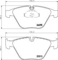 8DB 355 013-931 Sada brzdových destiček, kotoučová brzda HELLA PAGID