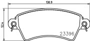 8DB 355 019-341 Sada brzdových destiček, kotoučová brzda HELLA PAGID