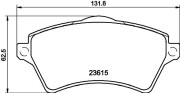 8DB 355 009-761 HELLA PAGID sada brzdových platničiek kotúčovej brzdy 8DB 355 009-761 HELLA PAGID