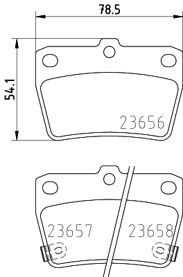 8DB 355 010-521 HELLA PAGID sada brzdových platničiek kotúčovej brzdy 8DB 355 010-521 HELLA PAGID