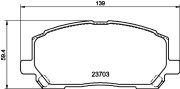 8DB 355 011-161 HELLA PAGID sada brzdových platničiek kotúčovej brzdy 8DB 355 011-161 HELLA PAGID