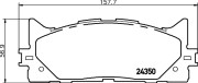 8DB 355 012-401 HELLA PAGID sada brzdových platničiek kotúčovej brzdy 8DB 355 012-401 HELLA PAGID