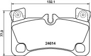 8DB 355 014-631 HELLA PAGID sada brzdových platničiek kotúčovej brzdy 8DB 355 014-631 HELLA PAGID