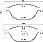 8DB 355 015-251 HELLA PAGID sada brzdových platničiek kotúčovej brzdy 8DB 355 015-251 HELLA PAGID