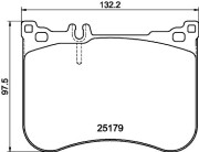 8DB 355 020-581 HELLA PAGID sada brzdových platničiek kotúčovej brzdy 8DB 355 020-581 HELLA PAGID