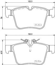 8DB 355 021-831 HELLA PAGID sada brzdových platničiek kotúčovej brzdy 8DB 355 021-831 HELLA PAGID