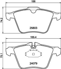 8DB 355 020-921 HELLA PAGID sada brzdových platničiek kotúčovej brzdy 8DB 355 020-921 HELLA PAGID