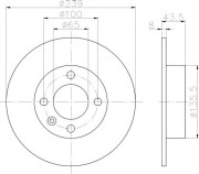 8DD 355 100-111 nezařazený díl HELLA PAGID