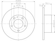 8DD 355 100-491 nezařazený díl HELLA PAGID