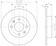 8DD 355 101-211 nezařazený díl HELLA PAGID