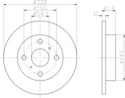 8DD 355 103-751 nezařazený díl HELLA PAGID