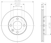 8DD 355 104-201 HELLA PAGID nezařazený díl 8DD 355 104-201 HELLA PAGID