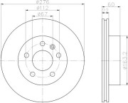 8DD 355 104-511 HELLA PAGID nezařazený díl 8DD 355 104-511 HELLA PAGID