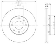 8DD 355 107-021 nezařazený díl HELLA PAGID