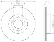 8DD 355 109-731 HELLA PAGID nezařazený díl 8DD 355 109-731 HELLA PAGID