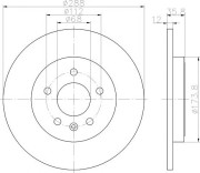 8DD 355 111-801 HELLA PAGID nezařazený díl 8DD 355 111-801 HELLA PAGID