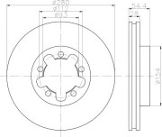 8DD 355 113-251 nezařazený díl HELLA PAGID