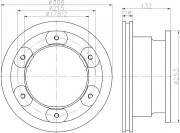 8DD 355 115-541 HELLA PAGID nezařazený díl 8DD 355 115-541 HELLA PAGID