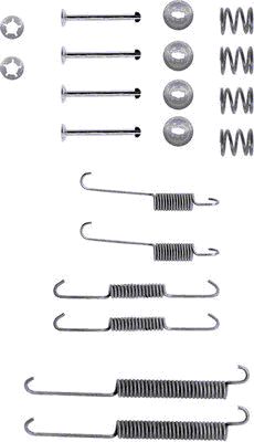 8DZ 355 200-411 HELLA PAGID sada príslużenstva brzdovej čeľuste 8DZ 355 200-411 HELLA PAGID