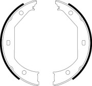 8DA 355 050-381 Sada brzdových čelistí, parkovací brzda HELLA PAGID