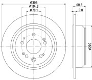 8DD 355 116-111 HELLA PAGID brzdový kotúč 8DD 355 116-111 HELLA PAGID