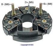 IBR973 WAI usmerňovač alternátora IBR973 WAI