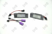 L54-210-0002LED Osvětlení poznávací značky Tuning / Accessory Parts ABAKUS