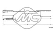 83606 Tazne lanko, ovladani spojky Metalcaucho