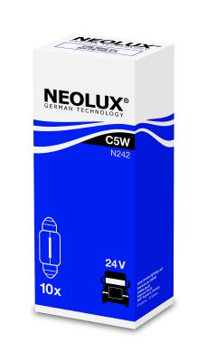 N242 NEOLUX Žárovka pomocná C5W 24V N242-ks NEOLUX®