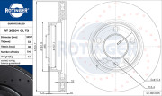 RT 20204-GL T3 ROTINGER brzdový kotúč RT 20204-GL T3 ROTINGER