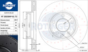 RT 20206HP-GL T3 ROTINGER brzdový kotúč RT 20206HP-GL T3 ROTINGER