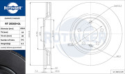 RT 20269-GL Brzdový kotouč ROTINGER